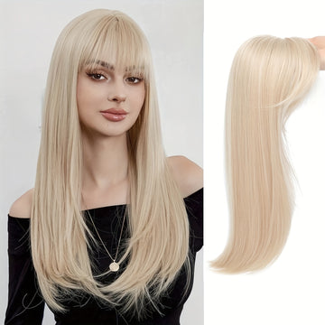 LuxeFringe Bangs – 360° Natural-Look Clip-In Extensions