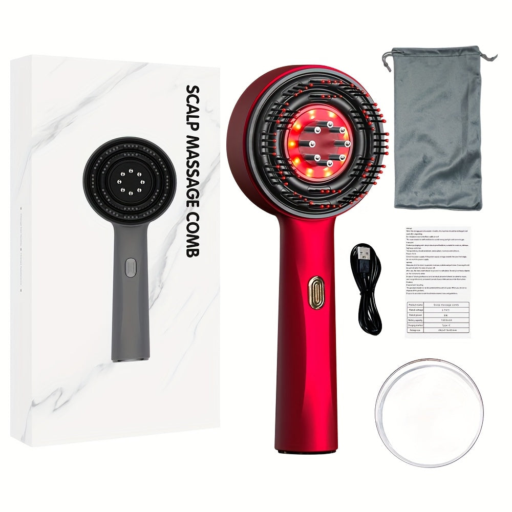 RelaxComb Pro – Electric Scalp Massager & Essential Oil Applicator